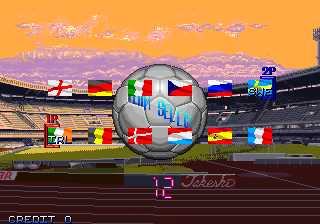 Euro Champ '92 (World) select screen
