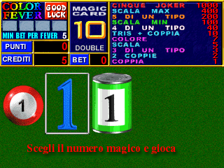 Millennium Nuovo 4000 (Version 2.0) select screen