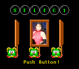 Miss Bubble II select screen