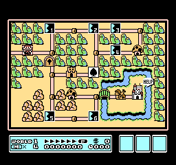 Super Mario Bros. 3 (PlayChoice-10) select screen