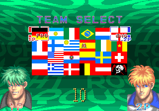 Super Cup Finals (Ver 2.2O 1994/01/13) select screen