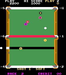 Eight Ball Action (Pac-Man conversion) Screenshot