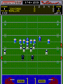 All American Football (rev D, 2 Players) Screenshot