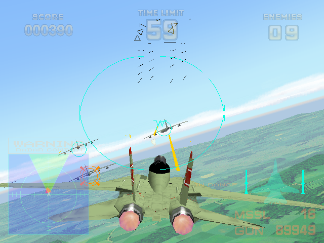 Air Combat 22 (Rev. ACS1 Ver.B, Japan) Screenshot