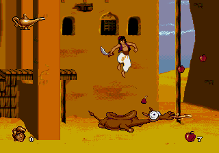 Aladdin (bootleg of Japanese Megadrive version) Screenshot