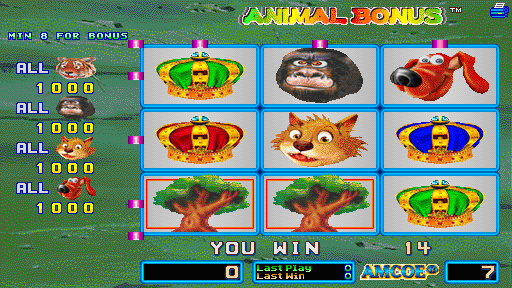 Animal Bonus (Version 1.8E Dual) Screenshot