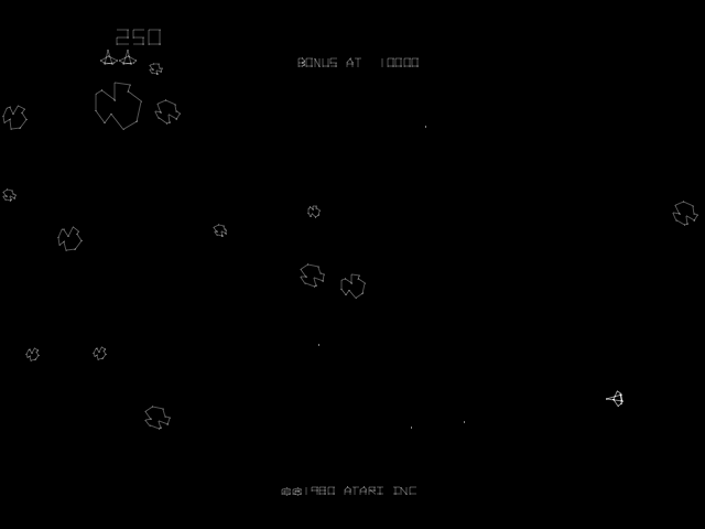 Asteroids Deluxe (rev 2) Screenshot