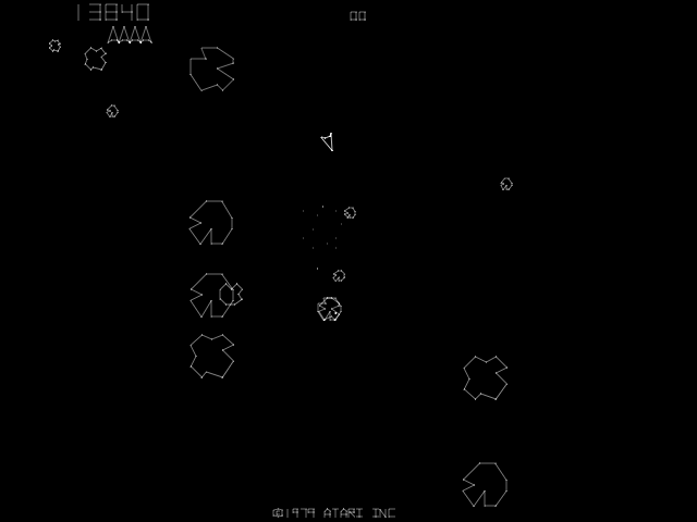 Asteroids (rev 4) Screenshot
