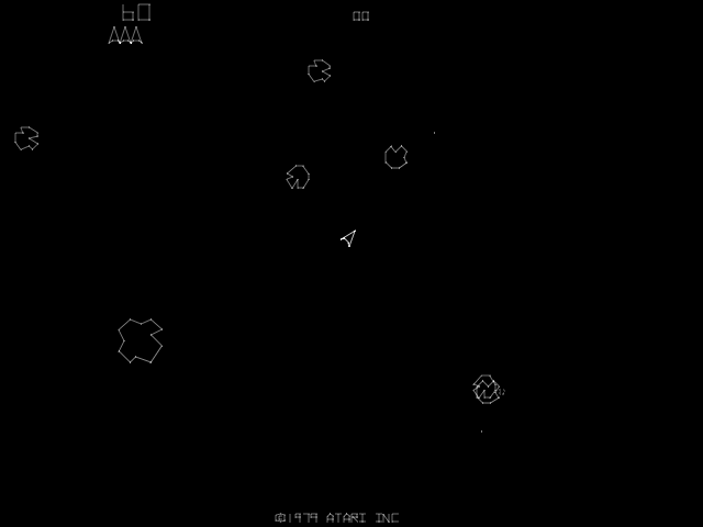 Asteroids (rev 2) Screenshot