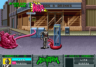 Alien Storm (Japan, 2 Players) (FD1094 317-0146) Screenshot
