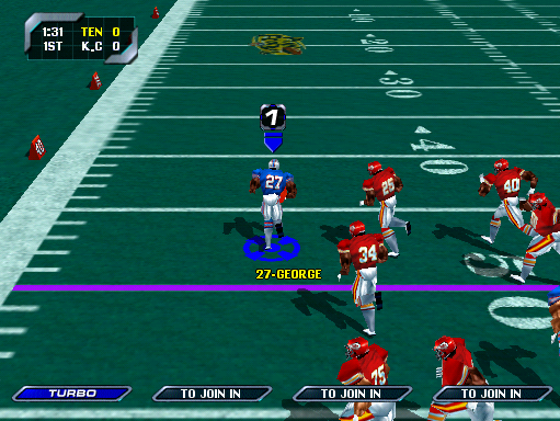 NFL Blitz '99 (ver 1.30, Sep 22 1998) Screenshot