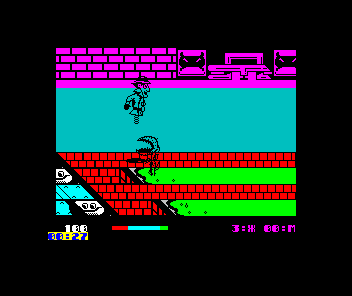Brodjaga (Arcade bootleg of ZX Spectrum 'Inspector Gadget and the Circus of Fear') Screenshot