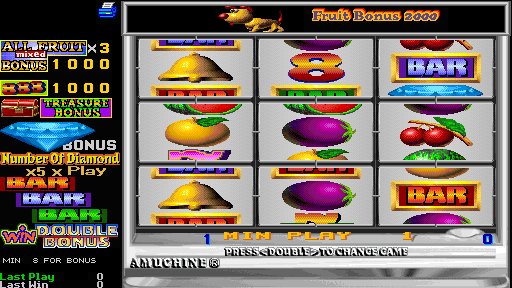 Fruit Bonus 2000 / New Cherry 2000 (Version 4.4R, set 1) Screenshot
