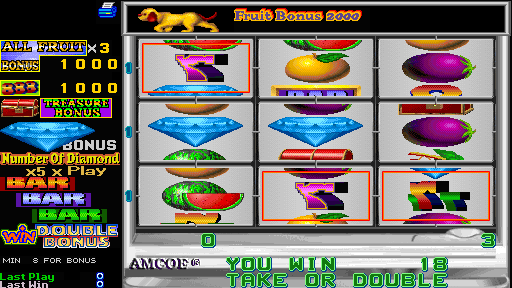 Fruit Bonus 2000 / New Cherry 2000 (Version 4.4R, set 2) Screenshot