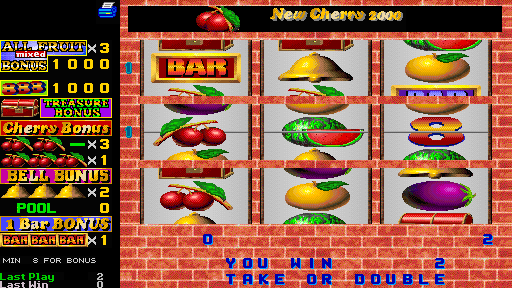 Fruit Bonus 2000 / New Cherry 2000 (Version 3.9D) Screenshot