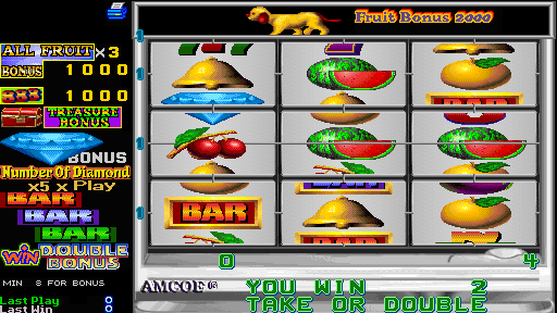 Fruit Bonus 2000 / New Cherry 2000 (Version 4.4R Dual) Screenshot