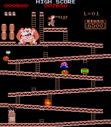 Crazy Kong (bootleg on Moon Cresta hardware) Screenshot