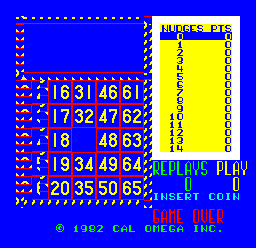 Cal Omega - Game 18.1 (Nudge Bingo) Screenshot
