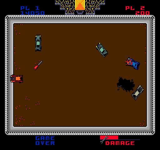 Demolition Derby (MCR-3 Mono Board Version) Screenshot