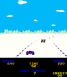 Driving Force (Galaxian conversion) Screenshot