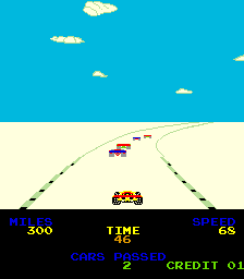 Driving Force (Pac-Man conversion) Screenshot