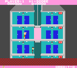 Elevator Action (5 pcb version, 1.1) Screenshot