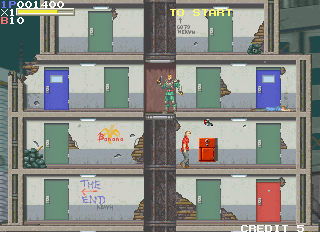 Elevator Action II (Ver 2.2A 1995/02/20) Screenshot