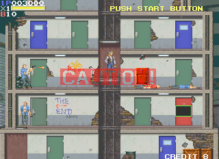 Elevator Action Returns (Ver 2.2J 1995/02/20) Screenshot