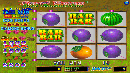 Fruit Bonus 2nd Generation (Version 1.8R, set 2) Screenshot
