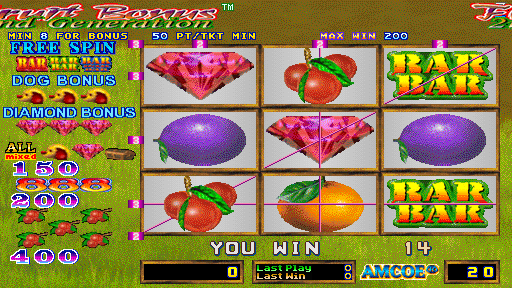 Fruit Bonus 2nd Generation (Version 1.6XT) Screenshot