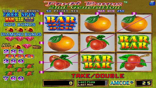 Fruit Bonus 2nd Generation (Version 1.8LT Dual) Screenshot