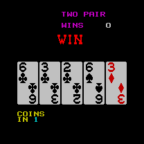 Fortune I (PK485-S) Draw Poker Screenshot