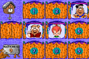 Fred Flintstones' Memory Match (World?, Ticket version, 3/17/95) Screenshot