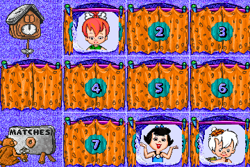 Fred Flintstones' Memory Match (US, High Score version, 3/10/95) Screenshot