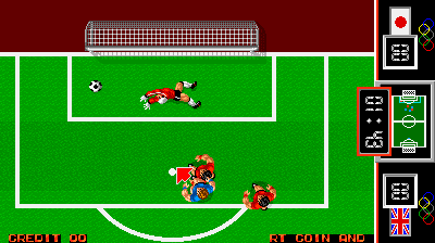 Fighting Soccer (Joystick hack bootleg) Screenshot