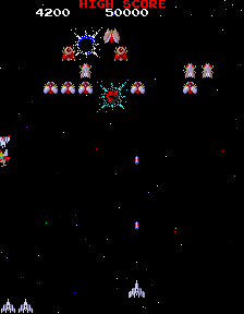 Galaga 3 (GP3 rev. D) Screenshot
