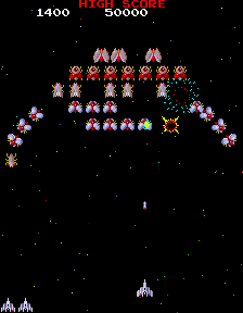 Galaga 3 (GP3 rev. C) Screenshot