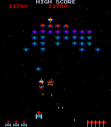 Galaxian (Namco set 1) Screenshot