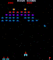 Galaxian (Midway set 2) Screenshot
