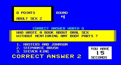 Trivia (Version 1.03a Sex questions) Screenshot