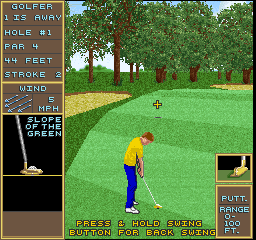 Golden Tee Golf (Joystick, v3.1) Screenshot