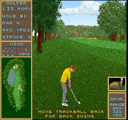 Golden Tee Golf II (Trackball, V2.2) Screenshot