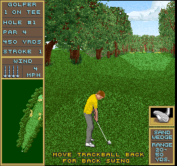 Golden Tee Golf II (Trackball, V1.1) Screenshot