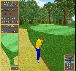 Golden Tee Golf (Trackball, v2.0) Screenshot