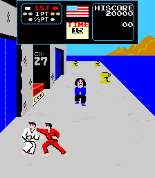Karate Champ (US VS version, set 1) Screenshot