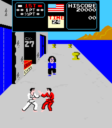 Karate Champ (US VS version, set 2) Screenshot