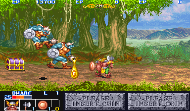 The King of Dragons (Japan 910805, B-Board 89625B-1) Screenshot