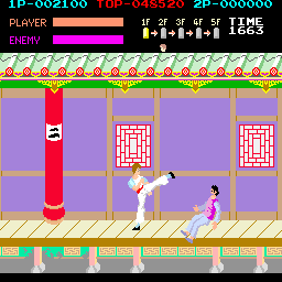 Kung-Fu Master (bootleg set 1) Screenshot
