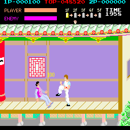 Kung-Fu Master (World) Screenshot