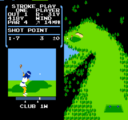 Vs. Stroke & Match Golf (Ladies Version, set LG4 E) Screenshot